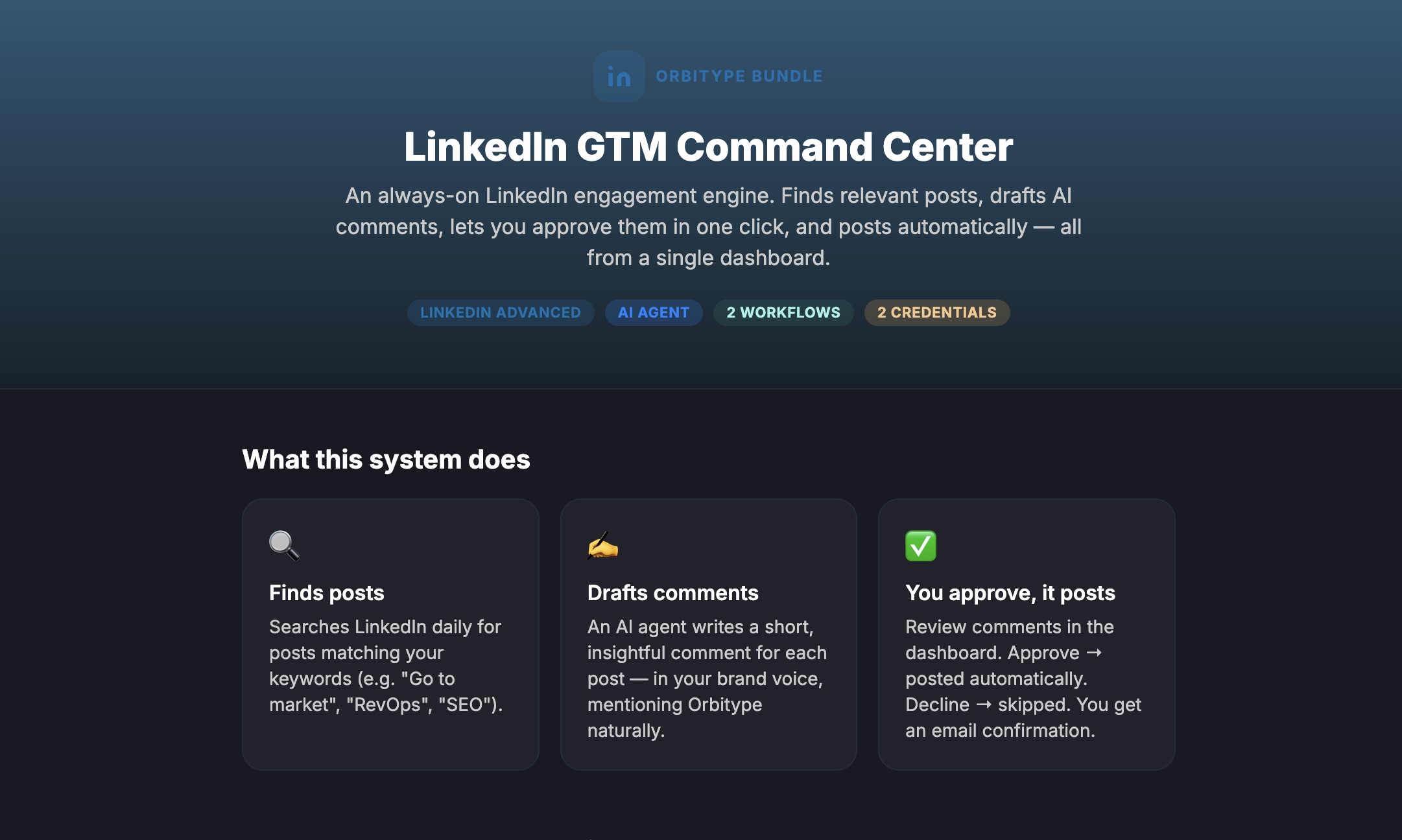 LinkedIn Comment System
