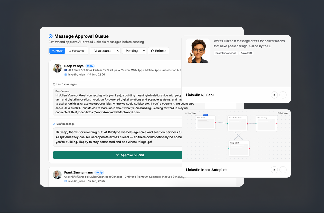 LinkedIn Inbox Autopilot (Multi Account Support)
